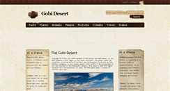 Desktop Screenshot of gobidesert.org